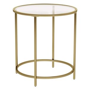 Přístavný stolek ANIQUE zlatá