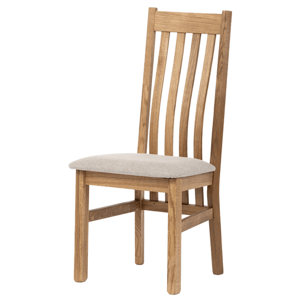 Jídelní židle ANIVIA dub/béžová