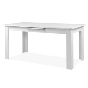 Jídelní stůl BAUCIS 90A bílá, šířka 160 cm