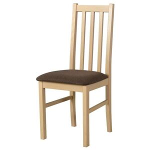 Jídelní židle BOLS 10 dub sonoma/hnědá