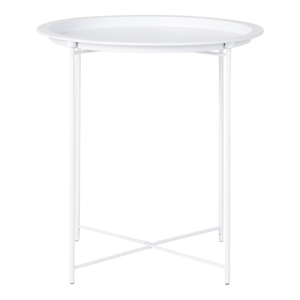 Přístavný stolek BOSTAO bílá