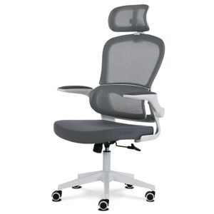 Kancelářská židle BRUNO šedá/bílá