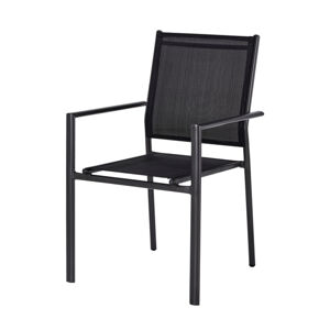 Zahradní židle BUDVA antracitová/černá