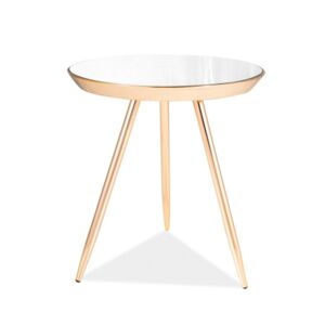 Přístavný stolek BURO zlatá