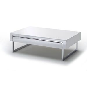 Sconto Konferenční stolek CARMONA bílá vysoký lesk/chrom