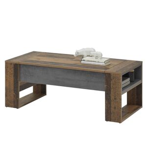 Konferenční stolek CATO staré dřevo/beton