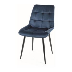 Jídelní židle CHAC 1 tmavě modrá/černá