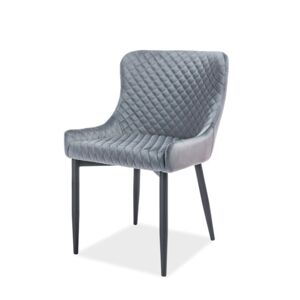 Jídelní židle CULAN šedá/černá