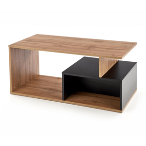 konferenční stolek CUMBU dub wotan/černá