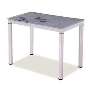 Jídelní stůl DOMOR bílá, 100x60 cm