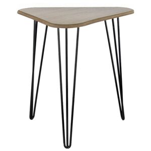 Sconto Přístavný stolek ELSTRA přírodní/černá