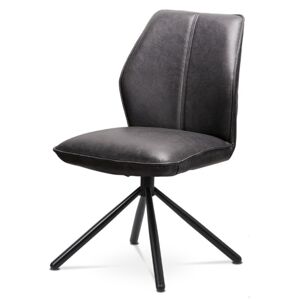 Jídelní židle FABIANA šedá/černá