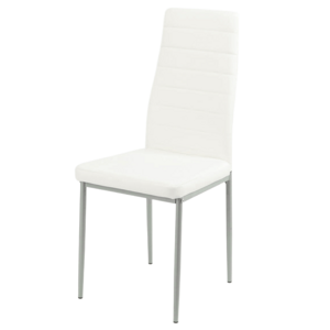Jídelní židle FADILA bílá/šedá