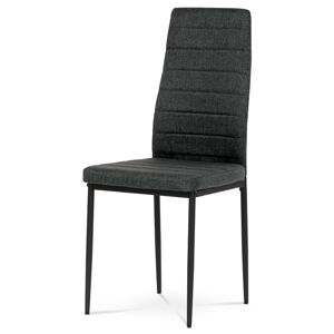 Jídelní židle FANCY antracitová/černá