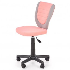 Dětská židle FELICIA šedá/růžová