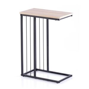 Přístavný stolek FLURTA javor/černá
