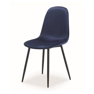 Jídelní židle FUX námořnická modř/černá