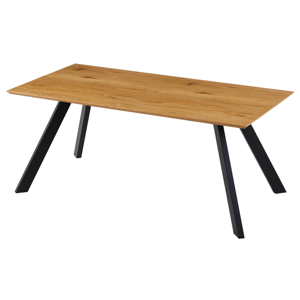 Jídelní stůl GAMORA dub divoký/černá, šířka 180 cm