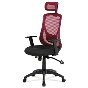 Sconto Kancelářská židle GEORGE červená/černá