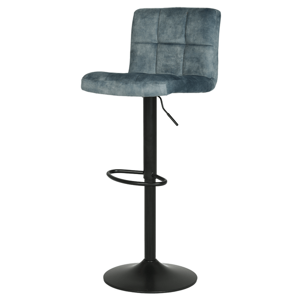 Barová židle GITA modrá/černá