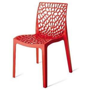 Jídelní židle GRUVYER červená