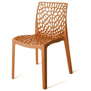 Jídelní židle GRUVYER oranžová