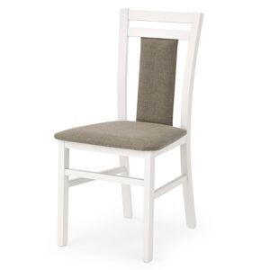 Jídelní židle HEBIRT 8 bílá/hnědá