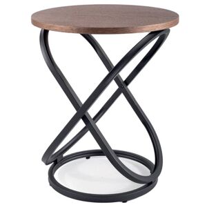 Přístavný stolek IUS 3 ořech/černá