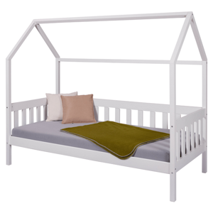 Domečková postel IVY bílá, 90x200 cm