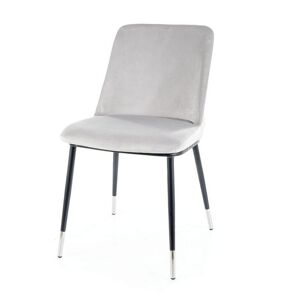 Jídelní židle JALL světle šedá/černá