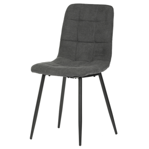 Jídelní židle KARA šedá/černá