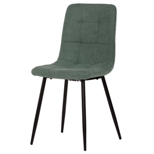 Jídelní židle KARA zelená/černá