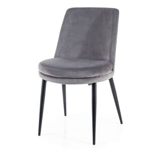Jídelní židle KOYLO šedá/černá