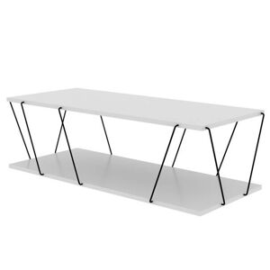 Konferenční stolek LABRANDA bílá/černá