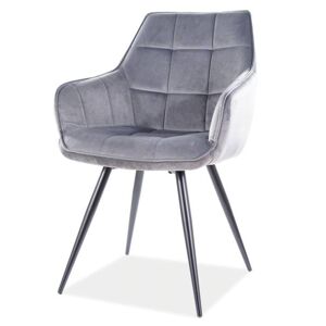 Jídelní židle LALAO šedá/černá
