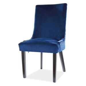Jídelní židle LIUN modrá/černá