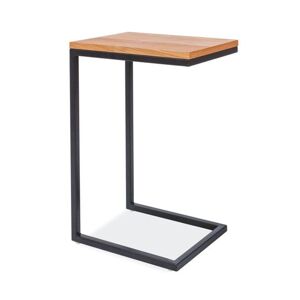 Přístavný stolek LORGU dub/černá