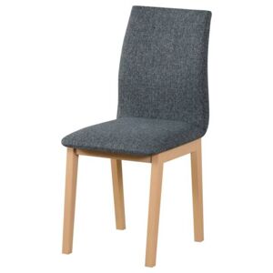 Jídelní židle LUKA 1 dub sonoma/šedá