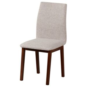 Jídelní židle LUKA 1 ořech/šedá