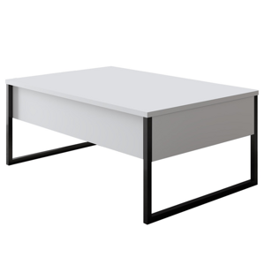 Konferenční stolek LUXE bílá/černá