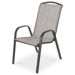 Zahradní židle MANDY béžová/černá