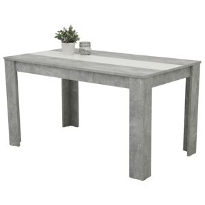 Jídelní stůl MAREIKE T beton/bílá
