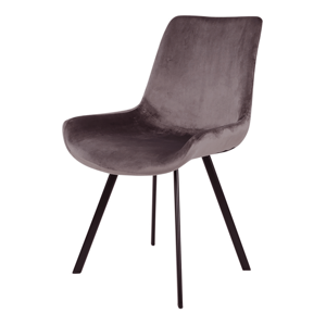Jídelní židle MIMPHAS šedá/černá
