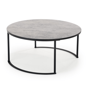 Konferenční stolek MOCOU šedá/černá