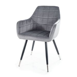 Jídelní židle NEXI šedá/černá
