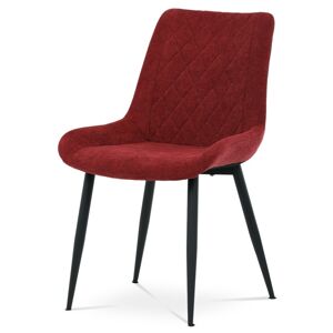 Jídelní židle NICOLE červená/černá