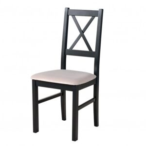 Jídelní židle NILA 10 černá/béžová