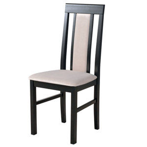 Jídelní židle NILA 2 NEW černá/béžová