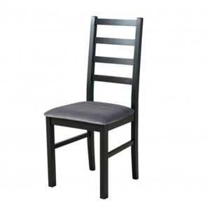 Jídelní židle NILA 8 černá/antracit