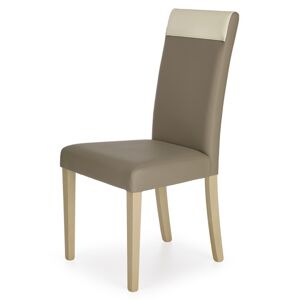 Jídelní židle NURBIRT béžová/krémová/dub sonoma